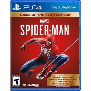 MARVEL'S SPIDER-MAN GAME OF THE YEAR EDITION - PLAYSTATION 4, PLAYSTATION 5