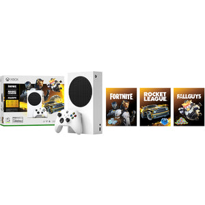 MICROSOFT - XBOX SERIES S 512 GB CONSOLE – GILDED HUNTER BUNDLE (DISC-FREE GAMING) - WHITE