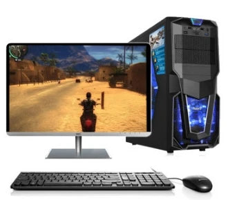 desktop Intel i3/i5/i7 /2GB/4GB/8gb ram 120Gb/1tb HDD with 18.5 22 24 inch LCD HD 1080p display PC computer desktops