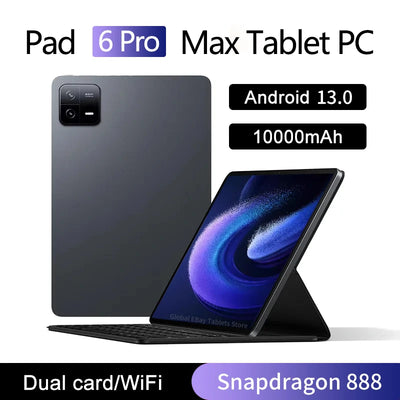 Global Version Original Pad 6 Pro Tablet 2023 Android 13 Snapdragon 888 16GB 512GB 11 Inch HD Screen 5G Wifi Android Tablet PC