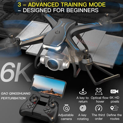 2023 New RC Drone 4k HD Wide Angle Camera WIFI FPV Drone Quadcopter + 2 Battery