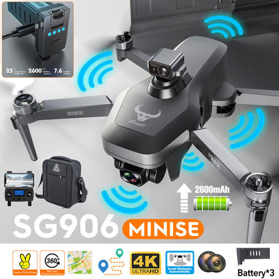 Drones Quadcopter 5G 4K GPS Drone with HD Camera WiFi FPV Obstacle Avoidance RC