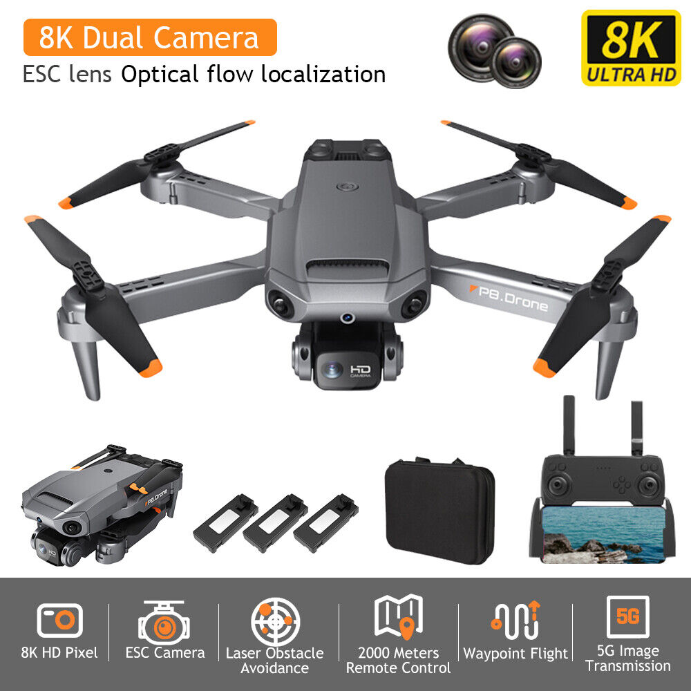 5G 8K GPS Drone x Pro with HD Brushless Dual Camera Drones WiFi FPV Foldable RC